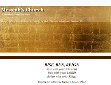 Tablet Screenshot of messiahschurch.com